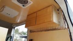 Galley upper cabinets