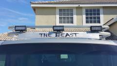 LED lights and "The Beast"!!!